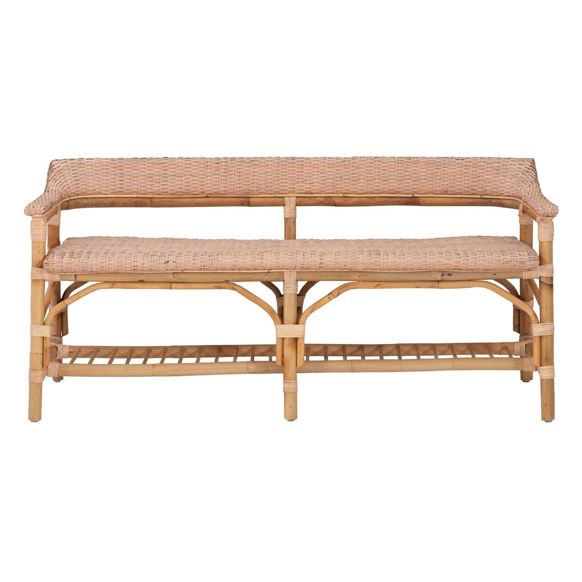 NEW!! Newport Beach BenchFrame Color - NaturalWeave Color - Blush