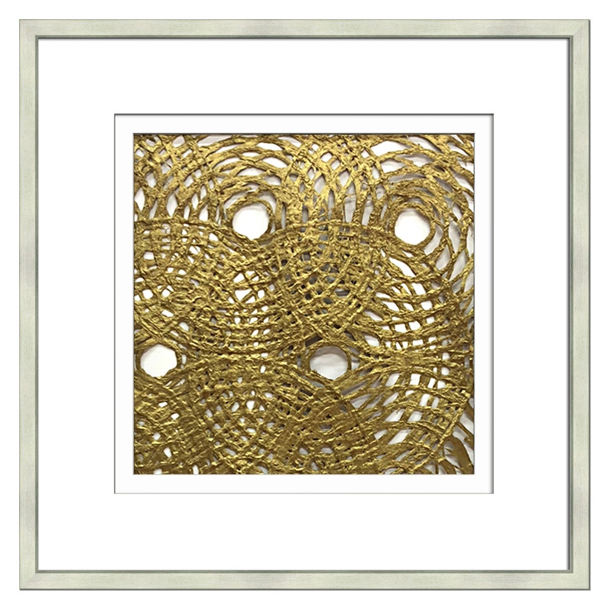 MULBERRY PAPER CIRCLE GOLD