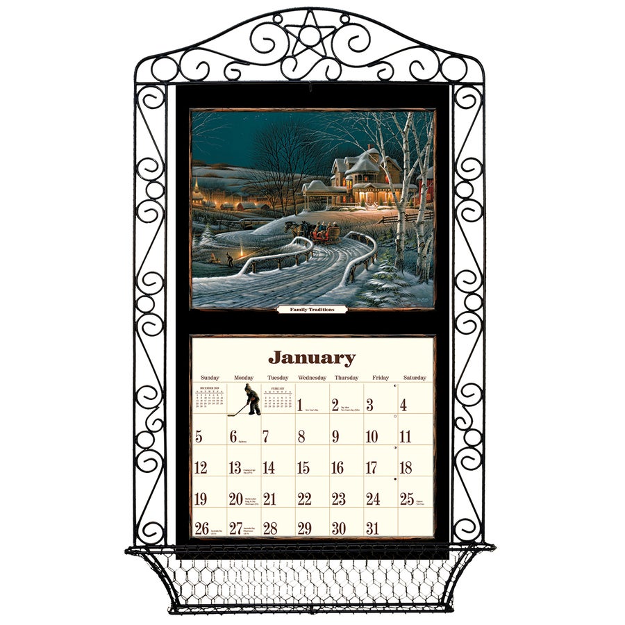 WROUGHT IRON CALENDAR FRAME - calendar frames & hangers | LANG Companies