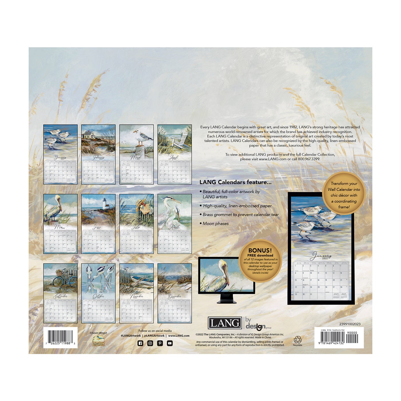 COASTAL SHORES - new lang 2022 calendars | LANG Companies coastal-shores-new-lang-2022-calendars-lang-companies