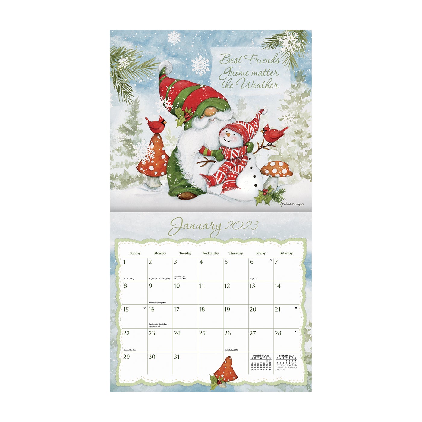 GNOME SWEET GNOME - new lang 2023 calendars | LANG Companies