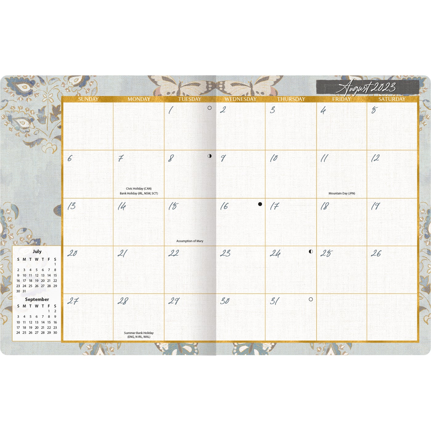 BIELLA Agenda Dispo Term Savana 2024 808591410024 1S/2P pourpre ML  14.5x20.5cm - Ecomedia AG