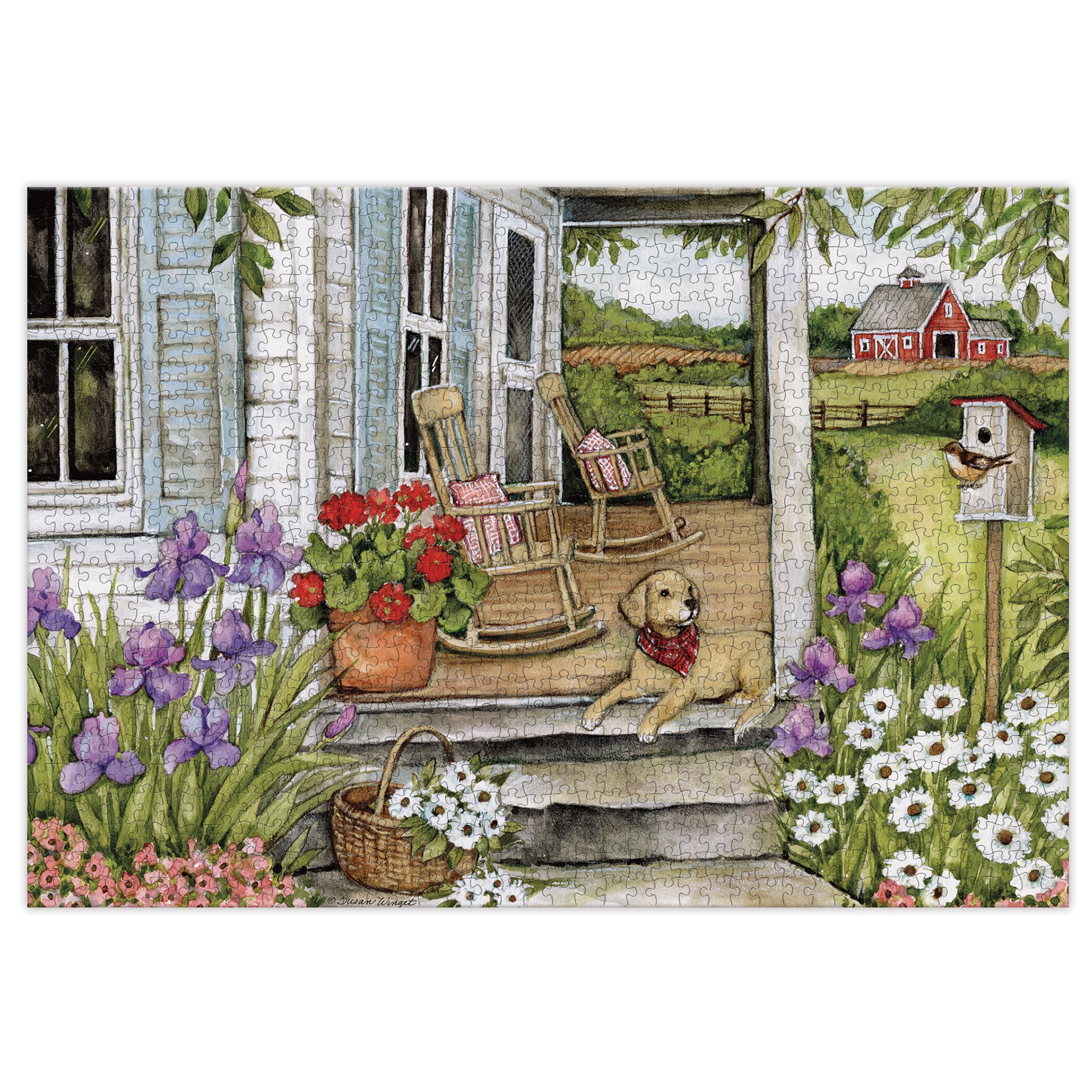 COUNTRY HOME - puzzle 1000pc | LANG Companies