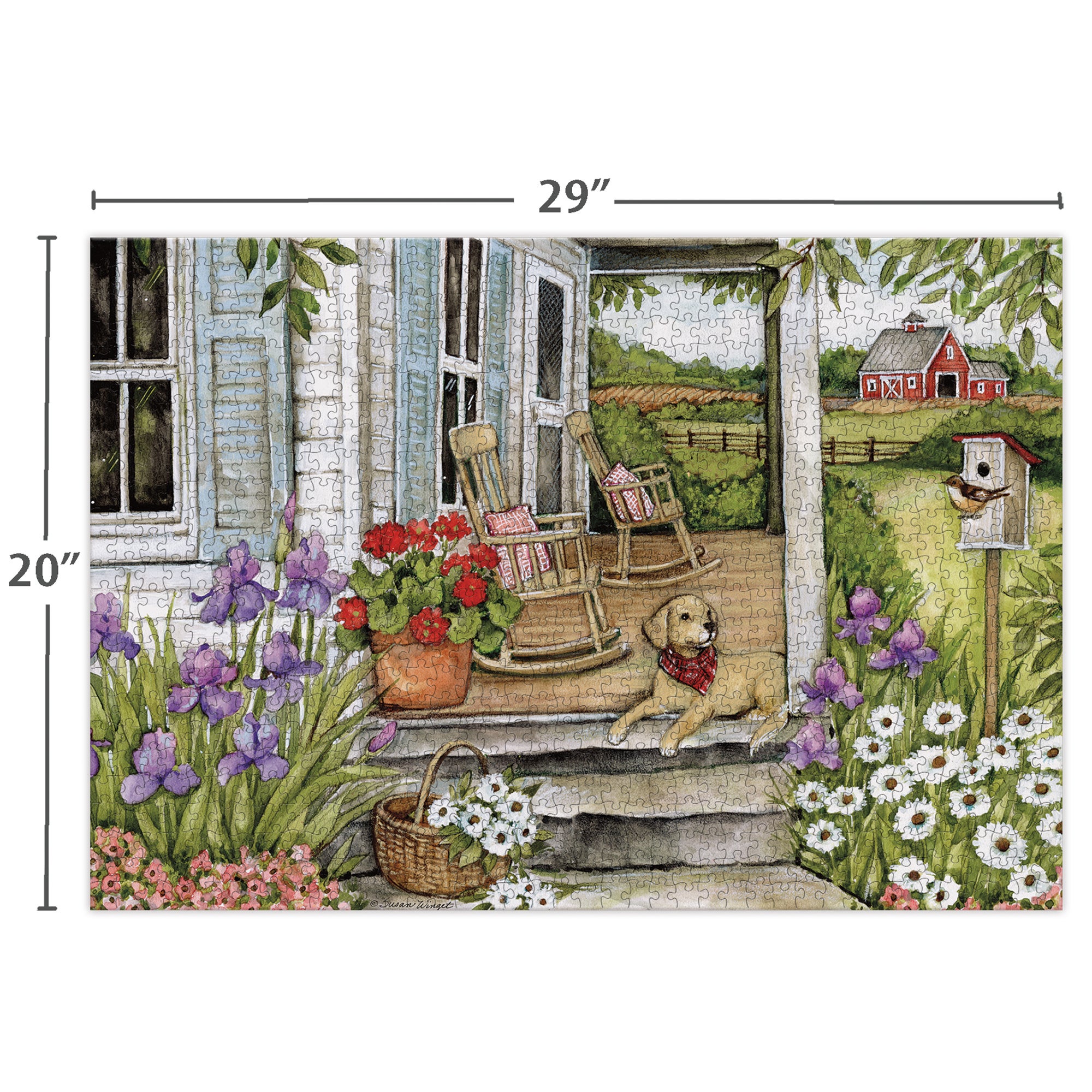 COUNTRY HOME - puzzle 1000pc | LANG Companies