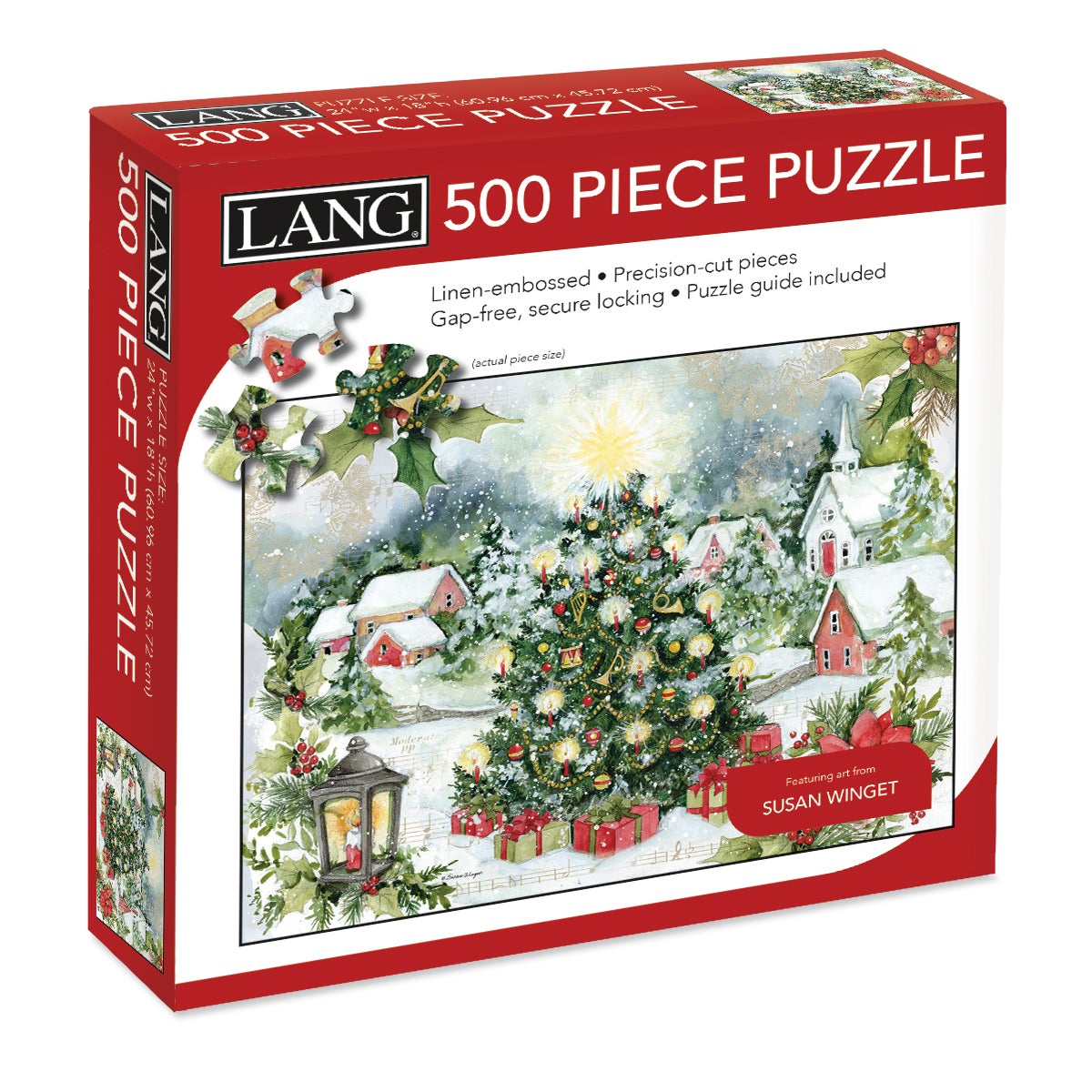 CHRISTMAS TREE - puzzle 500pc | LANG Companies