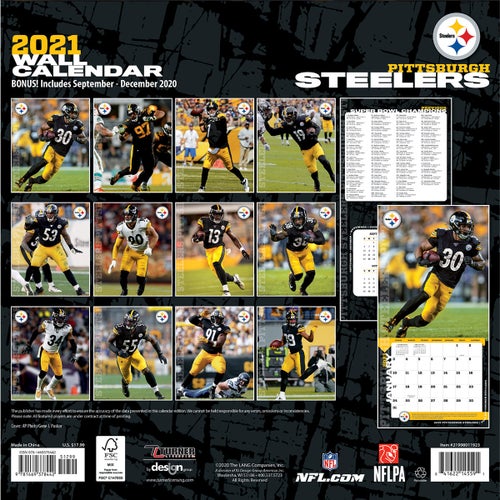 Pittsburgh Steelers 2022 Wall Calendar