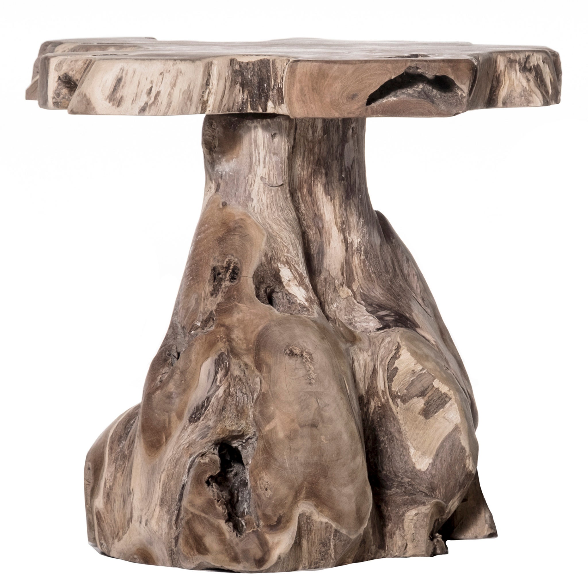 JAKARTA STOOL- NATURAL | Natural Finish on Teak Wood