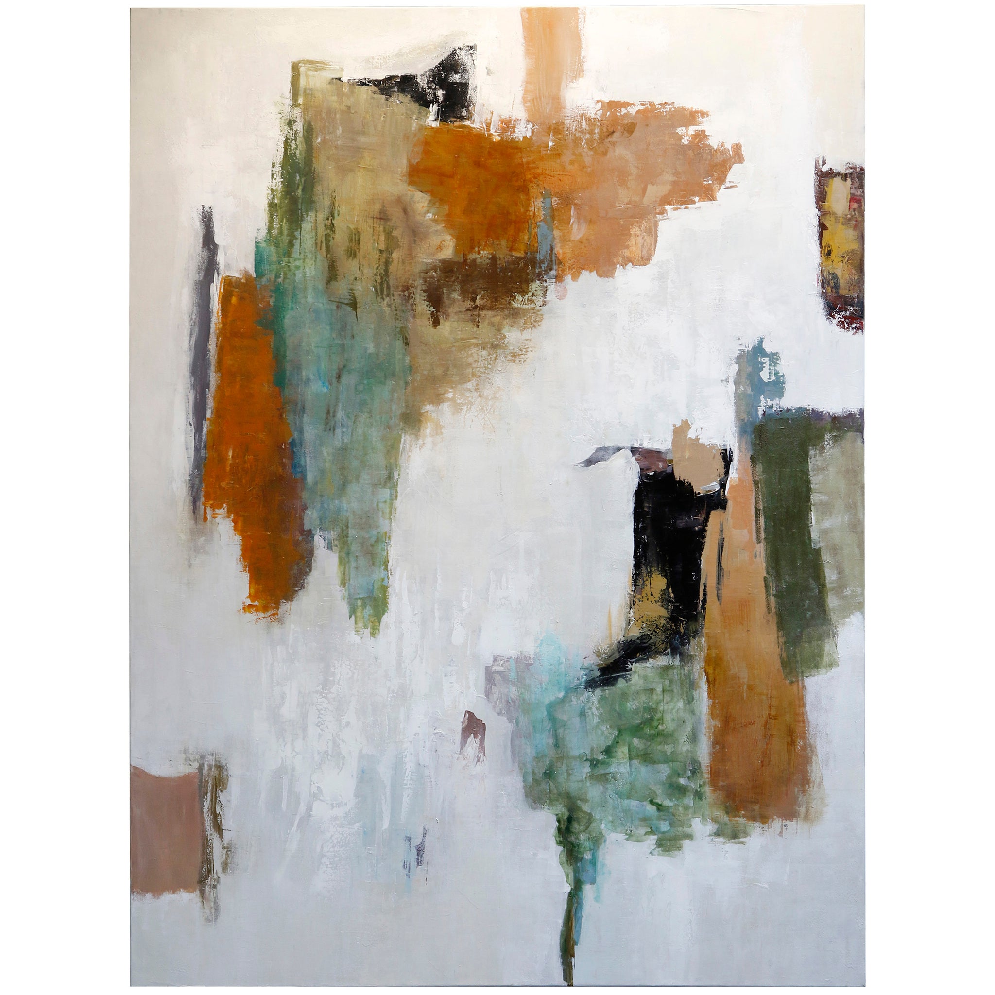 CASCADE CANVAS ART | Hand Painted Abstract | 2 inch Gallery Wrap