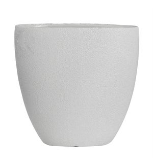 DARIUS VASE- LARGE | Cream Finish on Ceramic