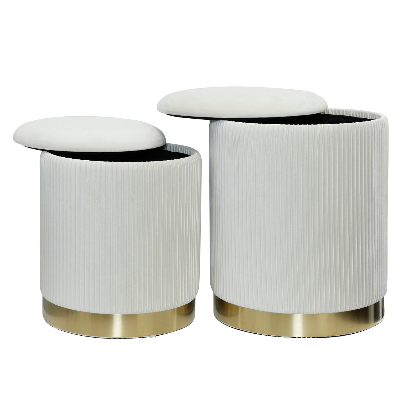 SET2 VASO HAMMEL WIDE ORO - Ø20x11.5h; Ø24.5x16h