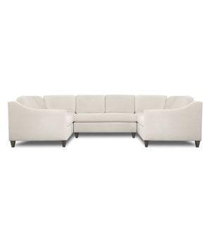 BRISTOL SECTIONAL | Dilly Ivory Fabric on Hardwood Frame