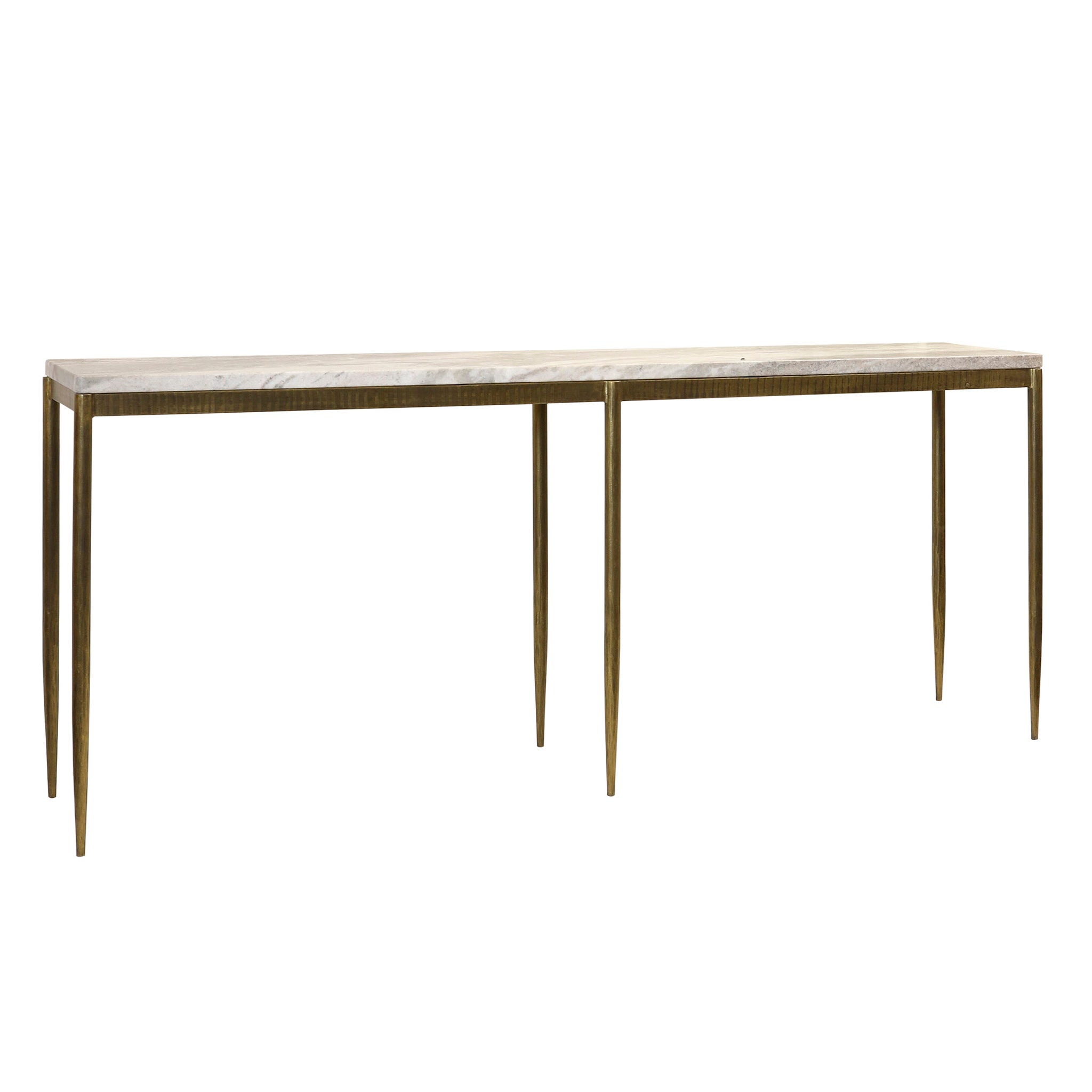 ARDIN CONSOLE Marble Top With Metal Legs all furniture Harp&Finial