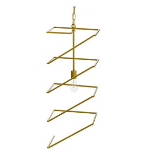 INDRA PENDANT- GOLD | Painted Gold Finished Metal