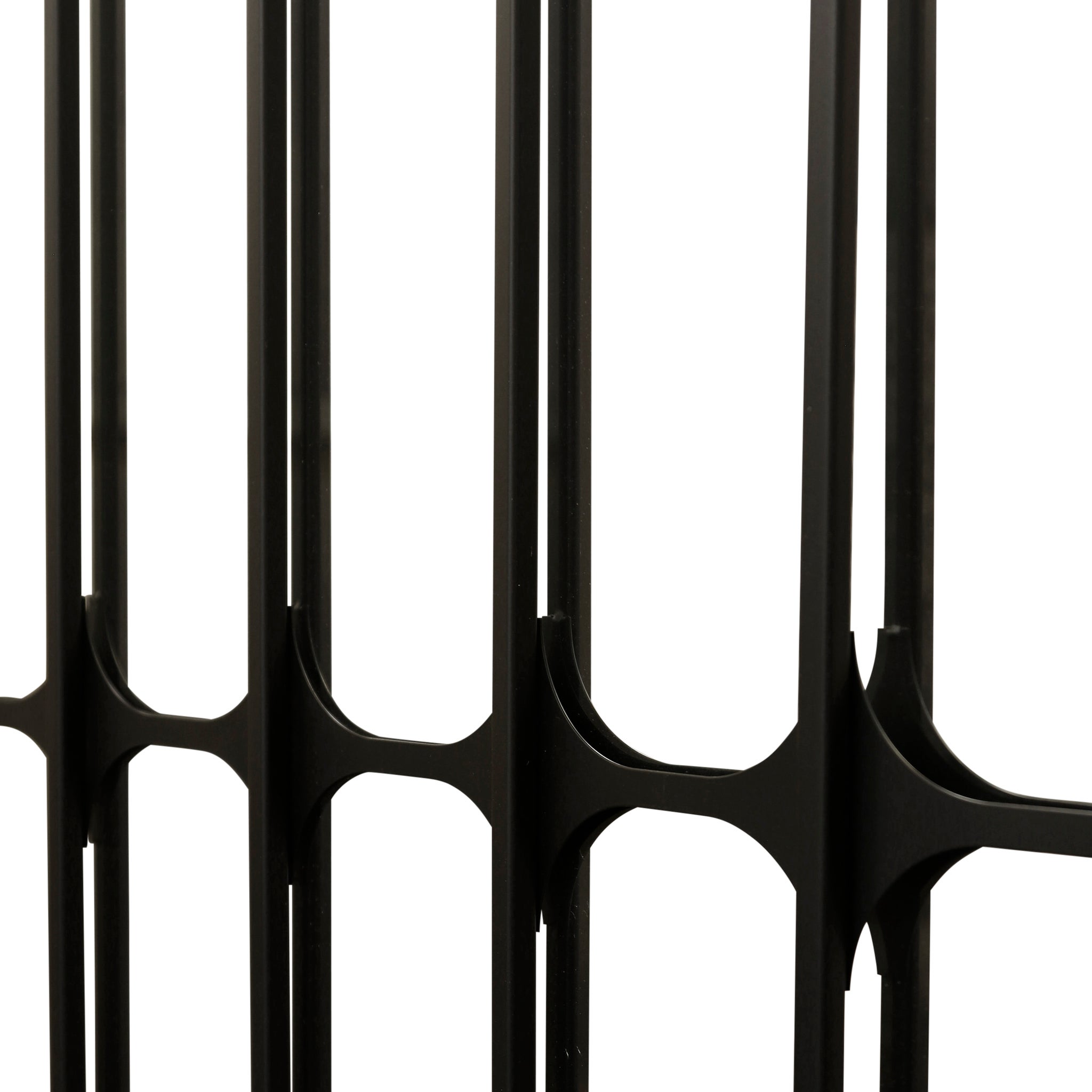 SWINDELL FLOOR MIRROR | Matte Black Finish on Metal Frame | Plain