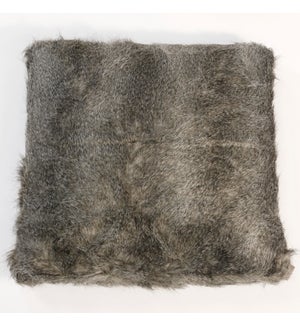 Navajo Fur Pillow Gray Multi 22X22