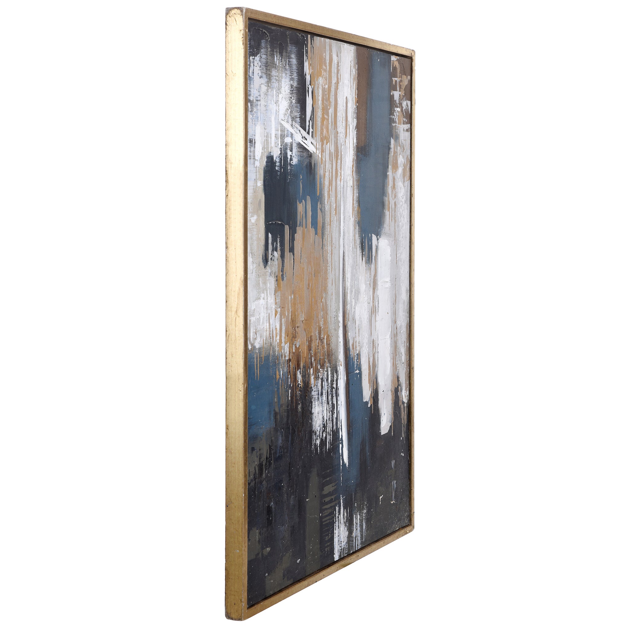 APOLLO FRAMED CANVAS ART- SMALL | Hand Painted Abstract | 1.5 inch