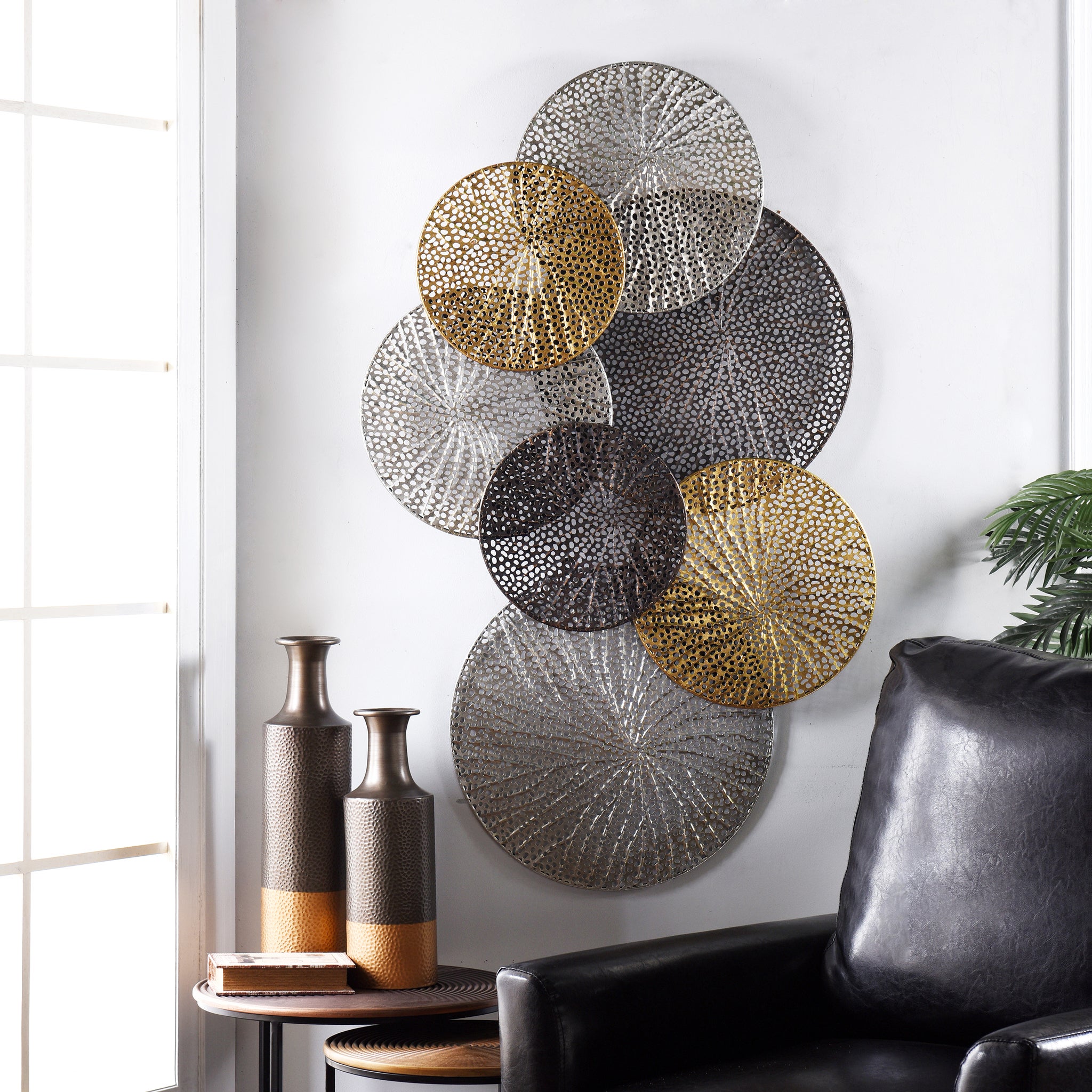 Stunning Gold and Silver Wall Decor: Elevate Your Space with Elegance