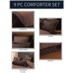 Opulent Paisley 9 PC Queen Comforter Set