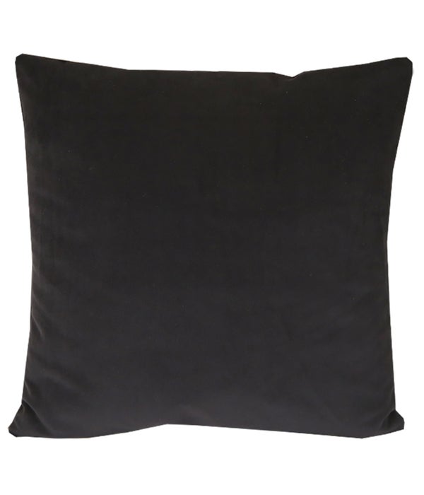 Bronson Pillow 22x22 Charcoal