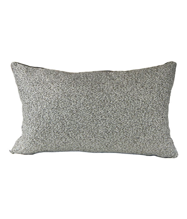 Granite Pillow White/Gray 16x26