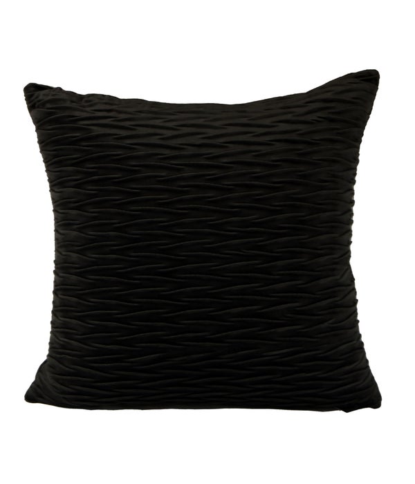 Mario Black Pillow Black 18x18
