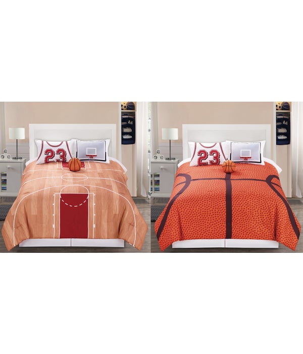 Courtside  3 pc Twin Comforter Set