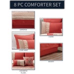 Jaylin 8pc Queen Comforter Set