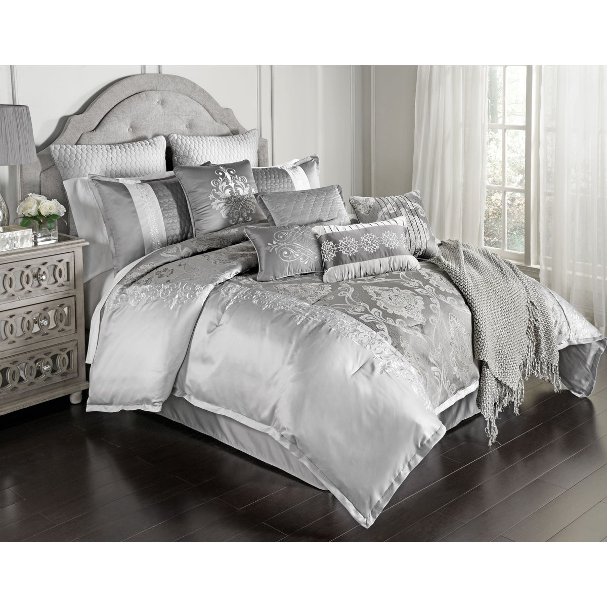 Kadin 12 pc Queen Comforter Set
