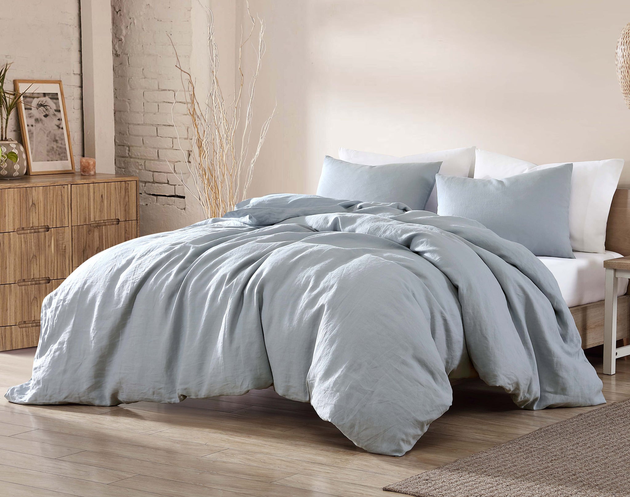 Loft Light Blue 3 pc Queen Comforter 