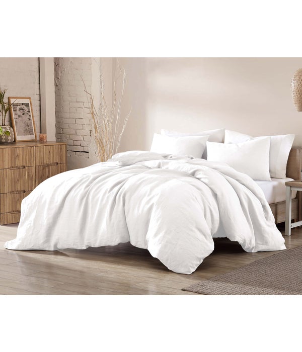 Loft White 3 pc Queen Comforter Set