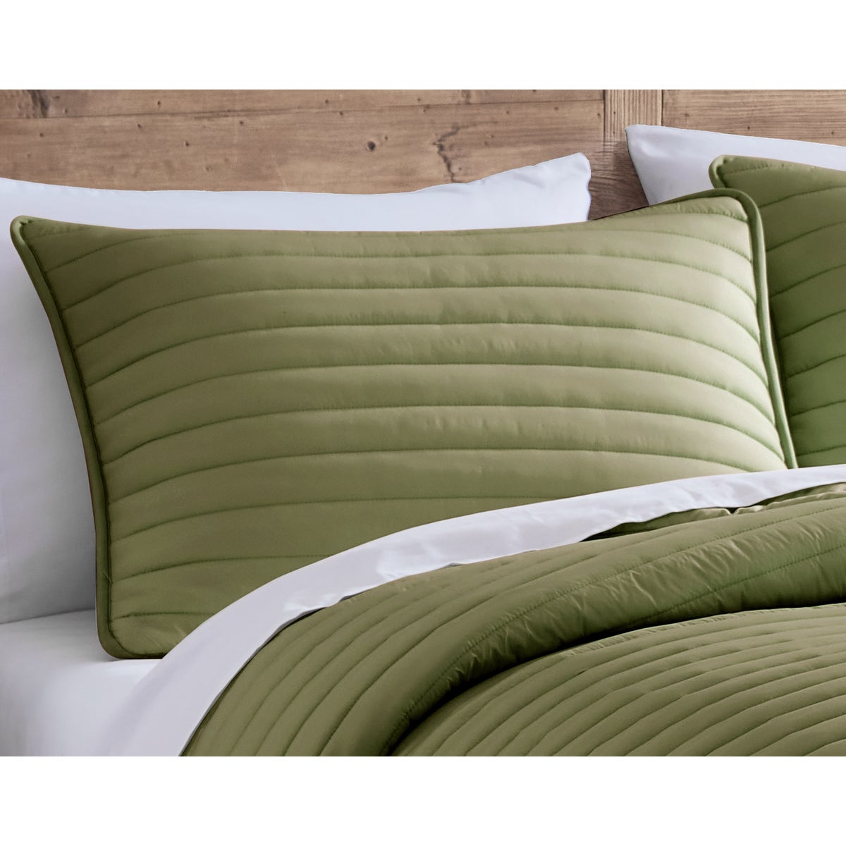 Puffer 2pc Comforter Twin Green