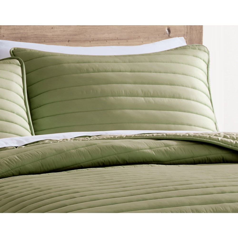 Puffer 3pc Comforter F/Q Green