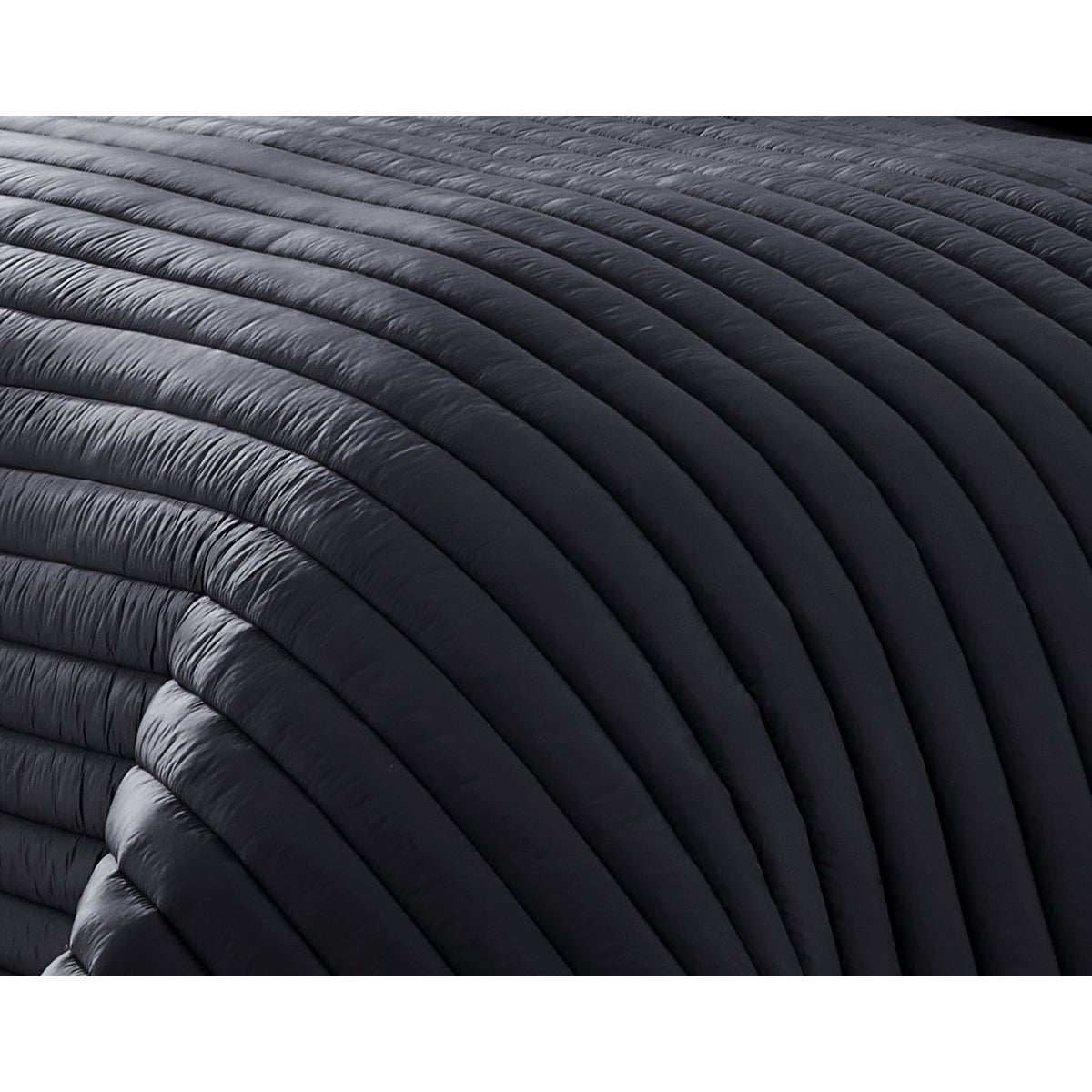 Puffer 2pc Comforter Twin Black