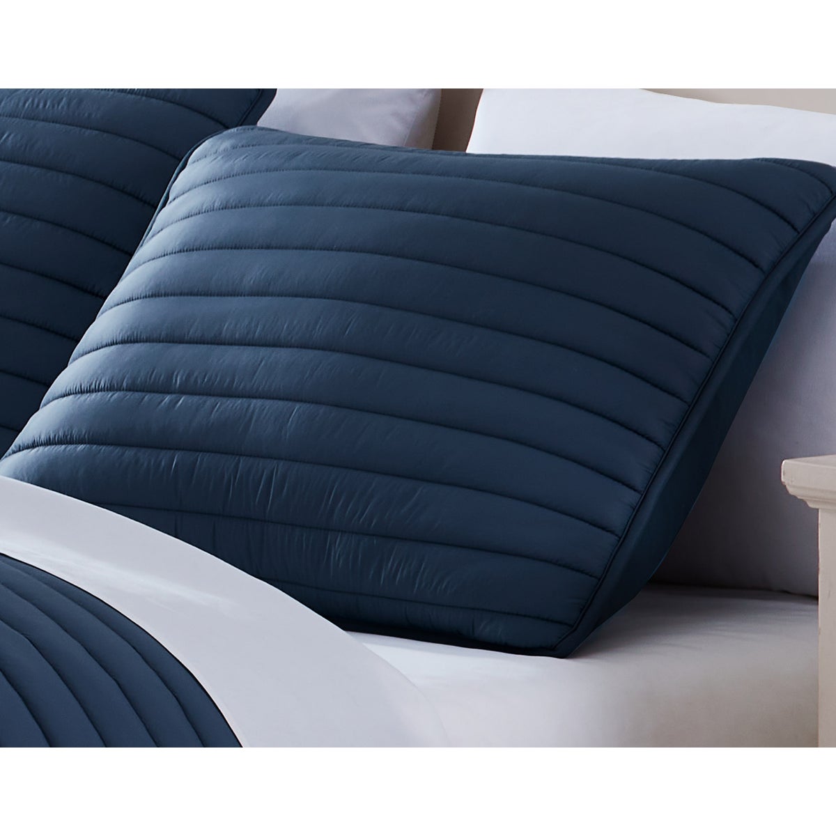 Puffer 2pc Comforter Twin Navy