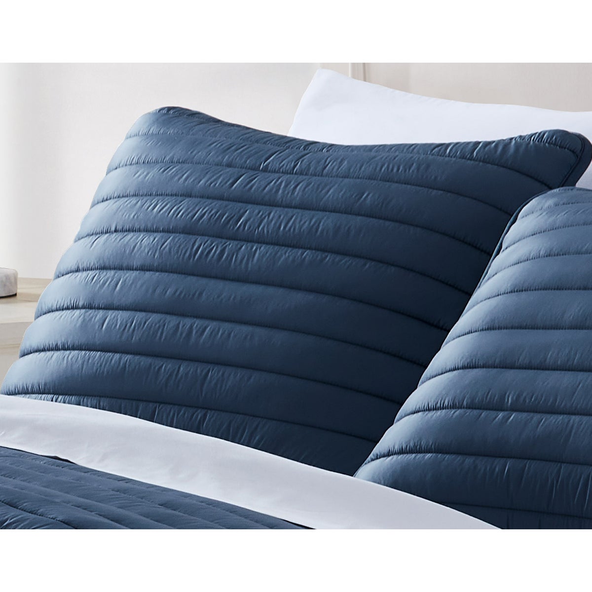 Puffer 2pc Comforter Twin Navy