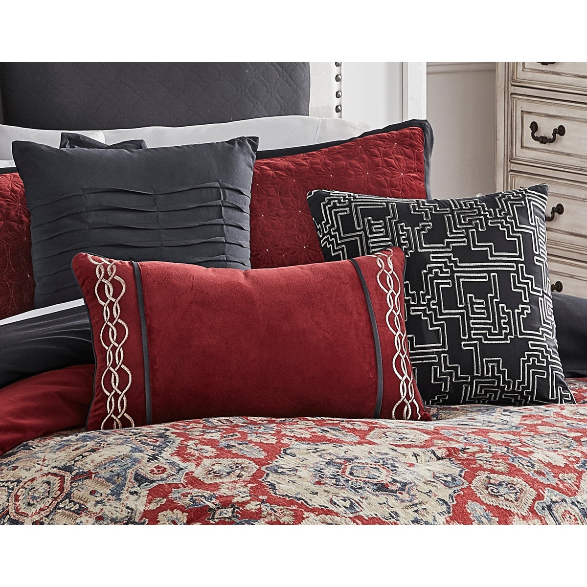 Stewart 9 pc Queen Comforter Set