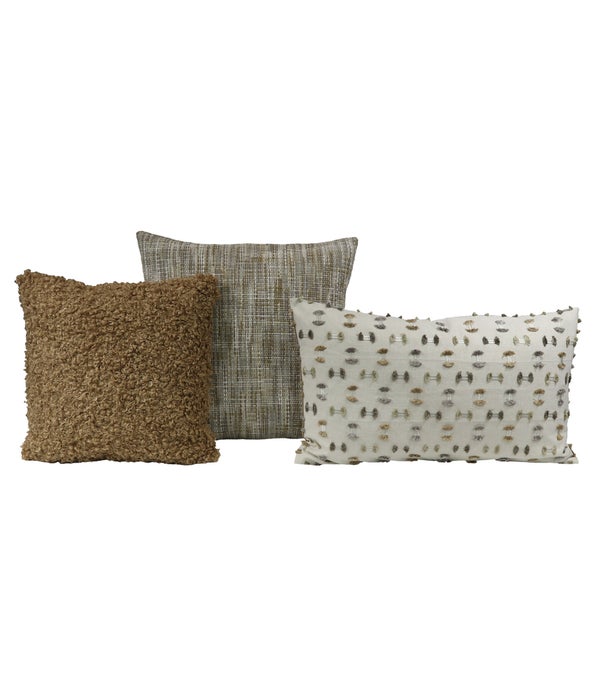 Syncline 3 pc Pillow Set*EXPERIMENTAL