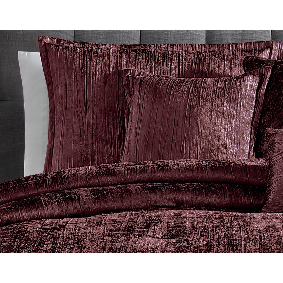 Taos 7 pc Comforter Queen Plum