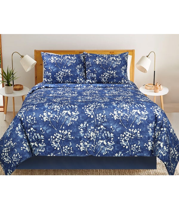 Willow 4 pc Queen Comf. Cover Set