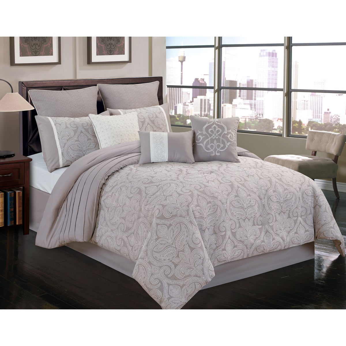 Worthington 9 pc Queen Comforter Set