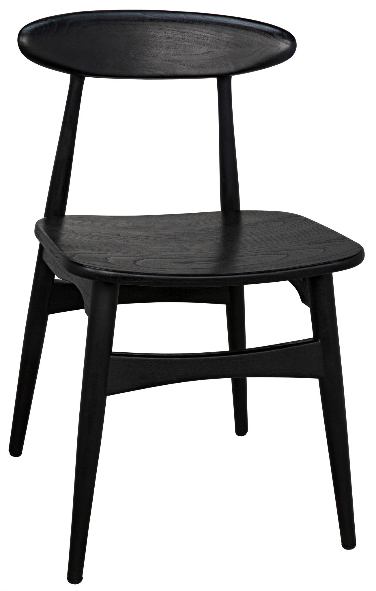 noir black dining chairs