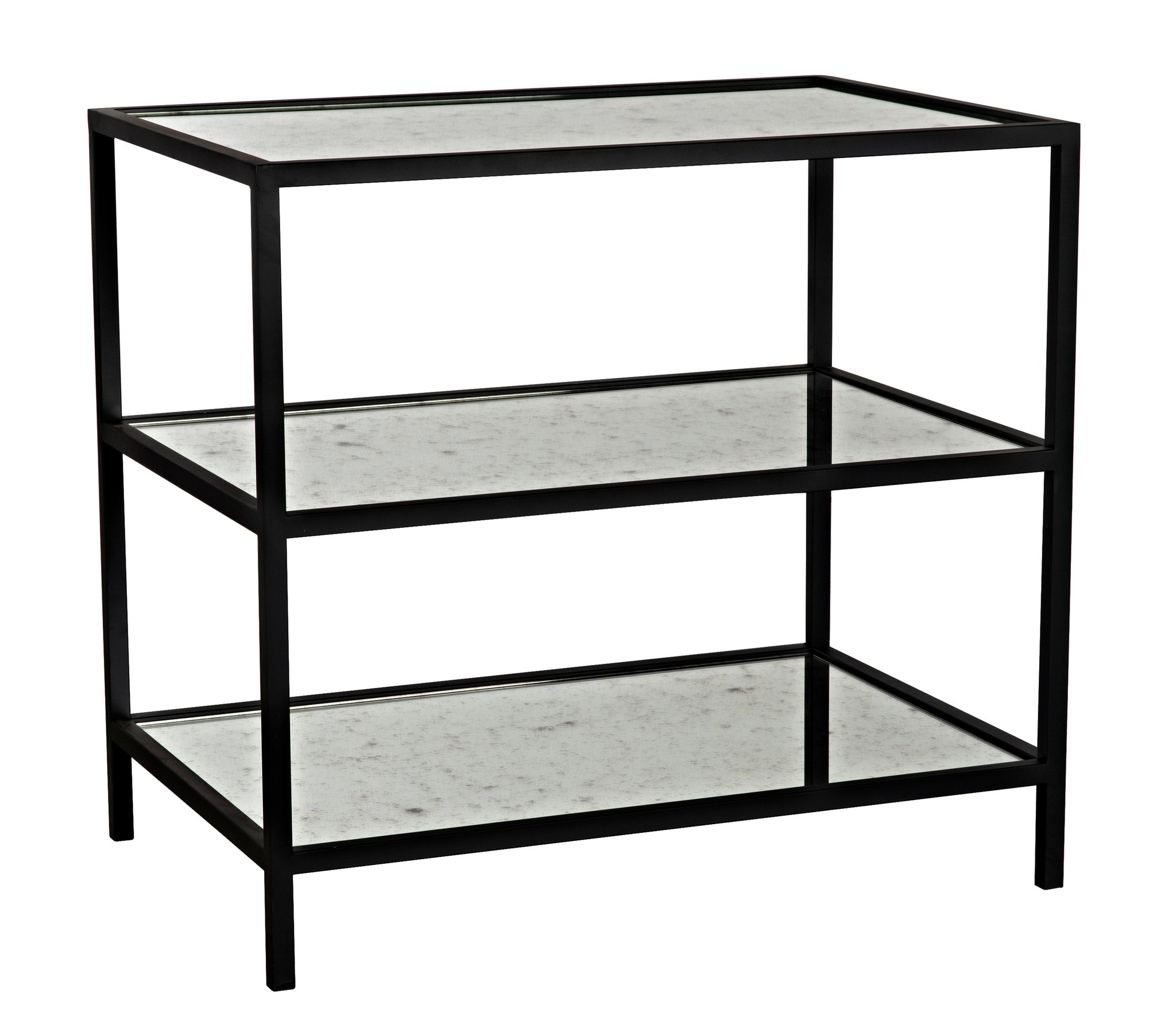 30 inch tall black side table