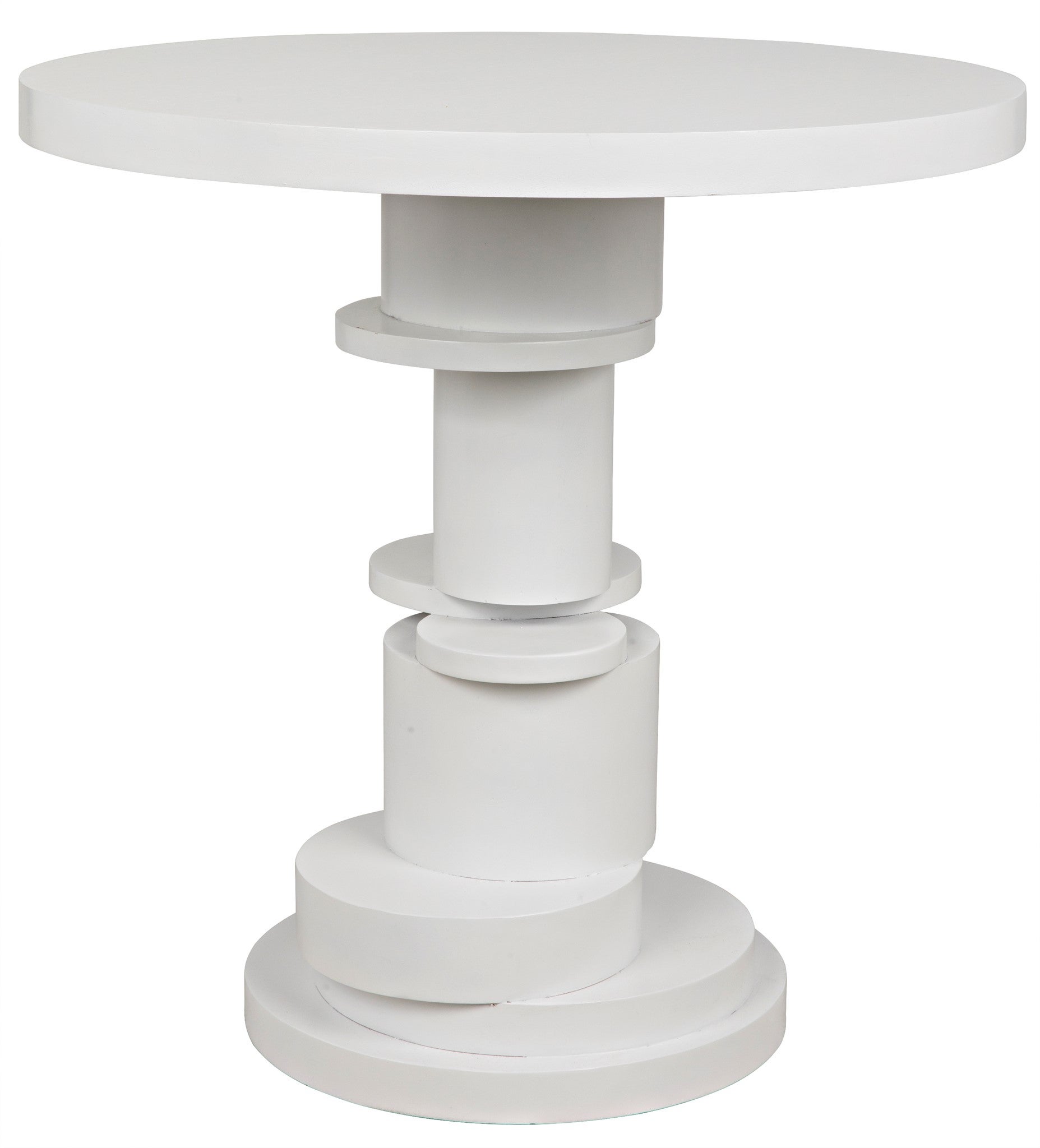 white solid side table