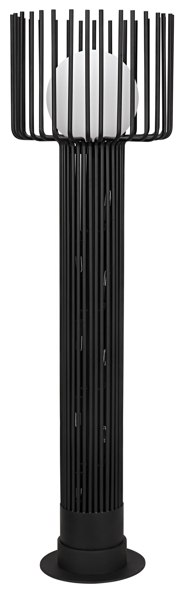 Lucis Floor Lamp, Black Steel - floor lamps | Noir Trading, Inc.