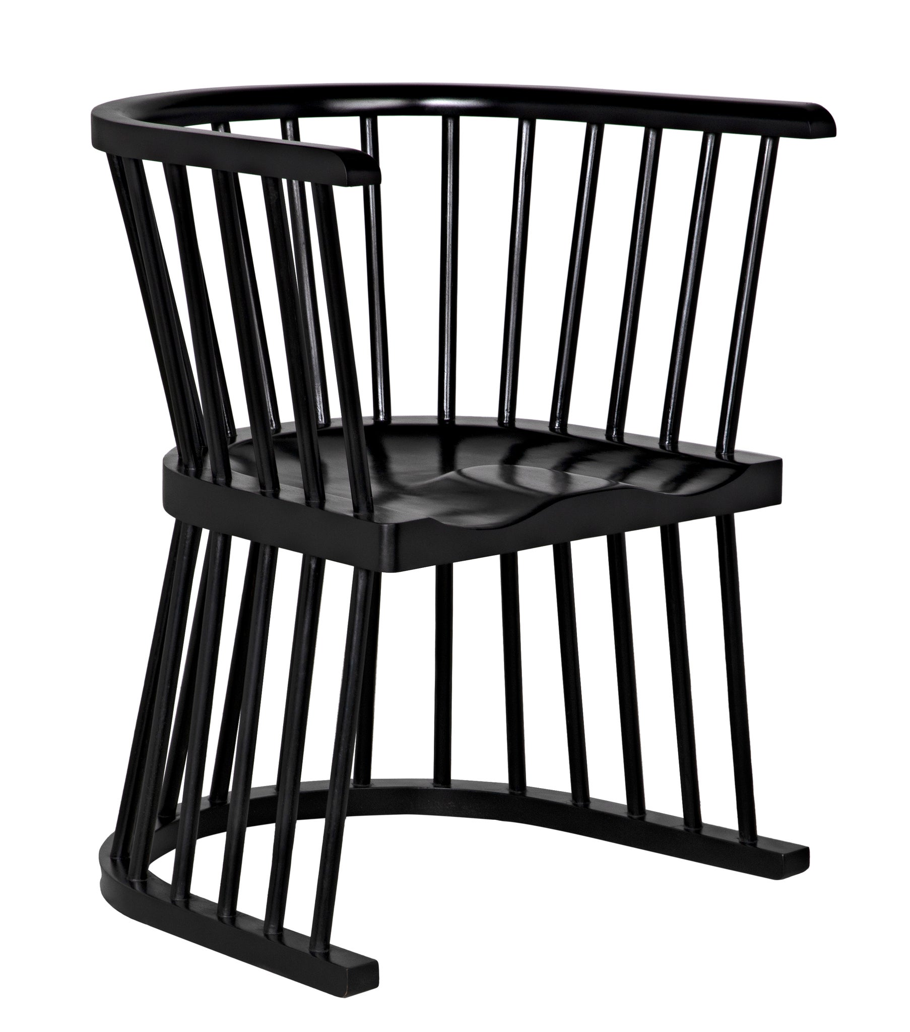 noir hand chair