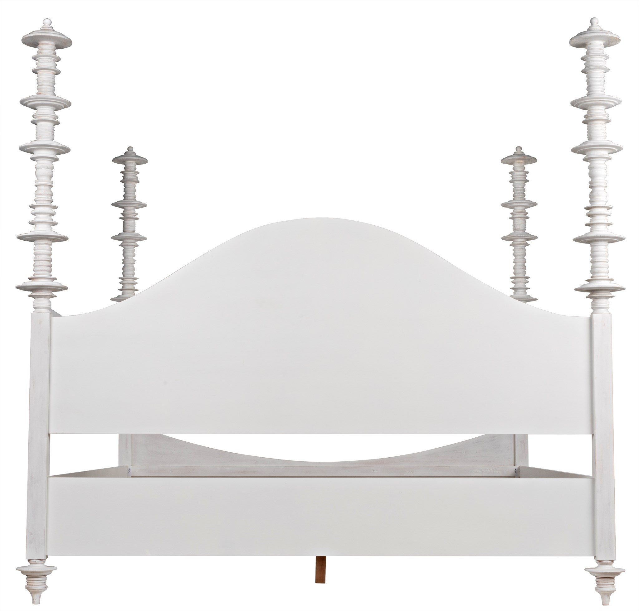 Ferret Bed, Eastern King, White Wash - beds | Noir Trading, Inc.