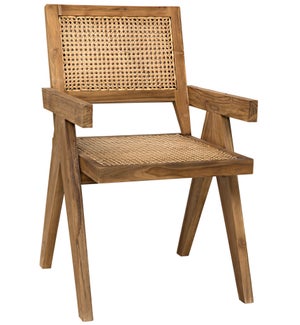 Jude Chair with Caning, Teak