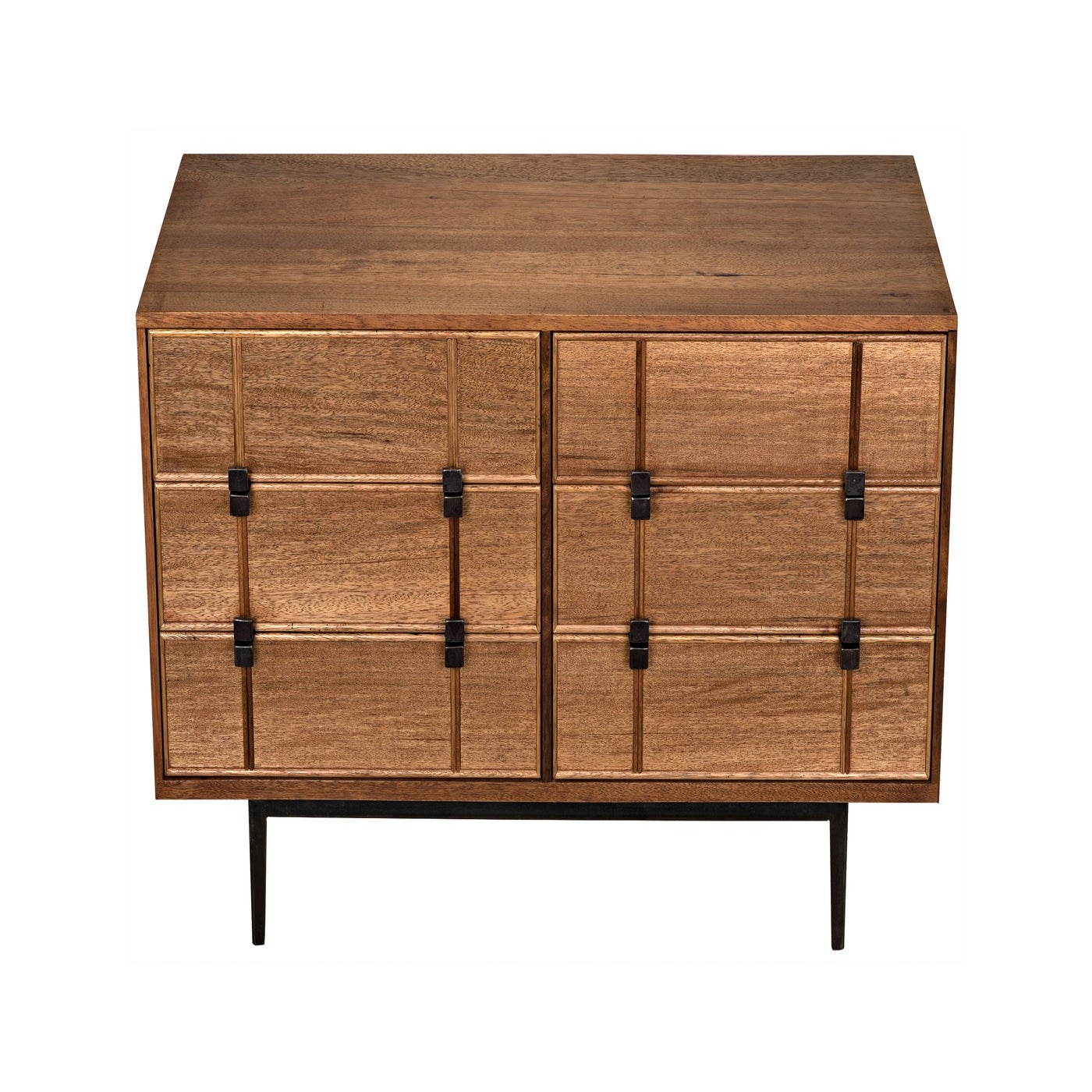 Bourgeois Sideboard, Walnut and Steel Trading, consoles (noir) Noir sideboards - dressers | 