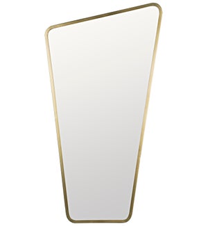 Juliet Mirror, Steel with Brass Finish
