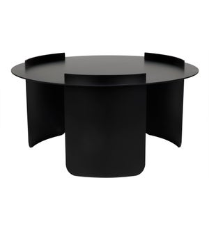 Thor Coffee Table, Black Steel